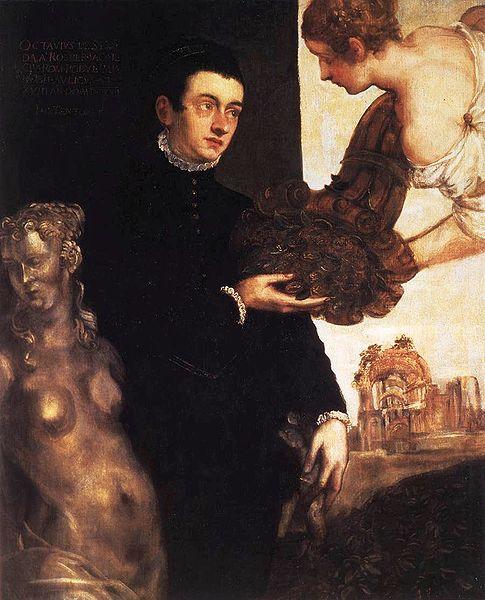 Jacopo Robusti Tintoretto Portrait of Ottavio Strada